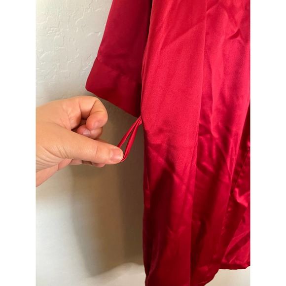 Victoria's Secret | Crimson Red Mini Wrap Robe Size XS/s - Picture 3 of 7